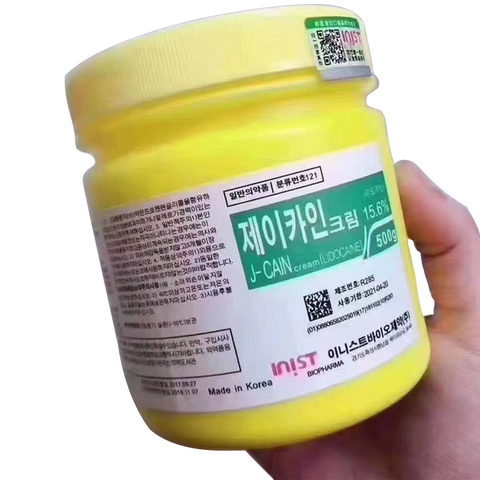 Korea Tattoo Numbing Cream 500g Lidocaine 59.9% 29.9% 15.6%