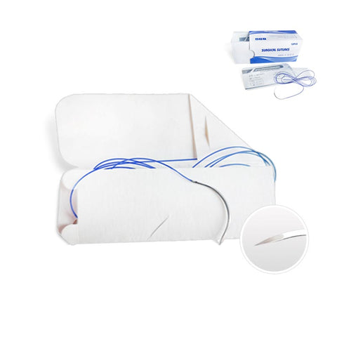Surgical Silk Suture with Needle USP2/0 3/0 4/0 75cm Medical Sterile