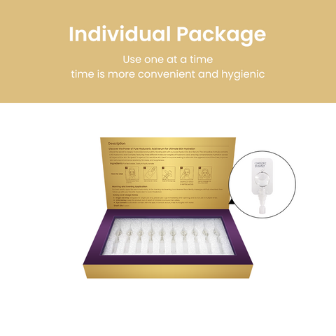 Boujeela Sterile Pure Hyaluronic Acid Daily Serum Ampoules