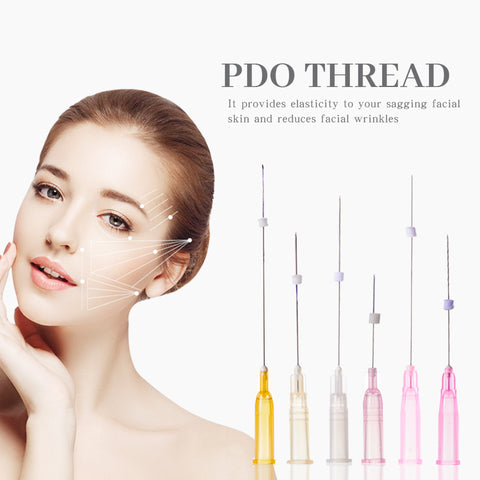 Deenora PDO Thread Smooth Mono Spiculated Cog Traction Thread Molding Cones Cog PDO Multi Eyes Nose Lifting PCL Mesh Double Needle Thread