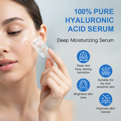 100% Pure Hyaluronic Acid Serum Suitable for dry and sensitive skin