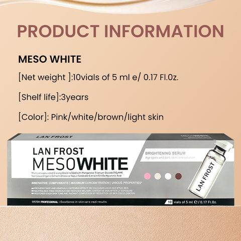 MESO WHITE Brightening BB Serum Kit Semi-Permanent Liquid foundation Natural Nude Make-up