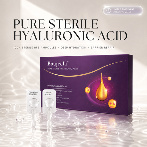 Boujeela Sterile Pure Hyaluronic Acid Daily Serum Ampoules